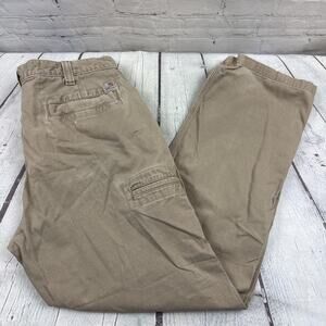 Carhartt B11 BRN Tan Canvas Original Dungaree Fit Carpenter Pants, 38 x 32 14806